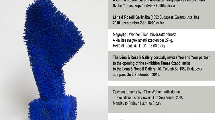 'Tamás Szabó', Léna & Roselli Gallery Budapest, 2 September