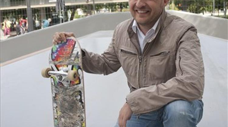 Legal Skate Park At Erzsébet Tér In Budapest