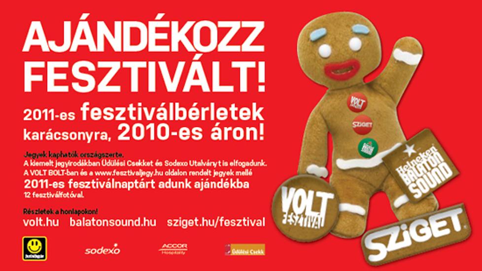 Budapest Sziget Festival Christmas Offer