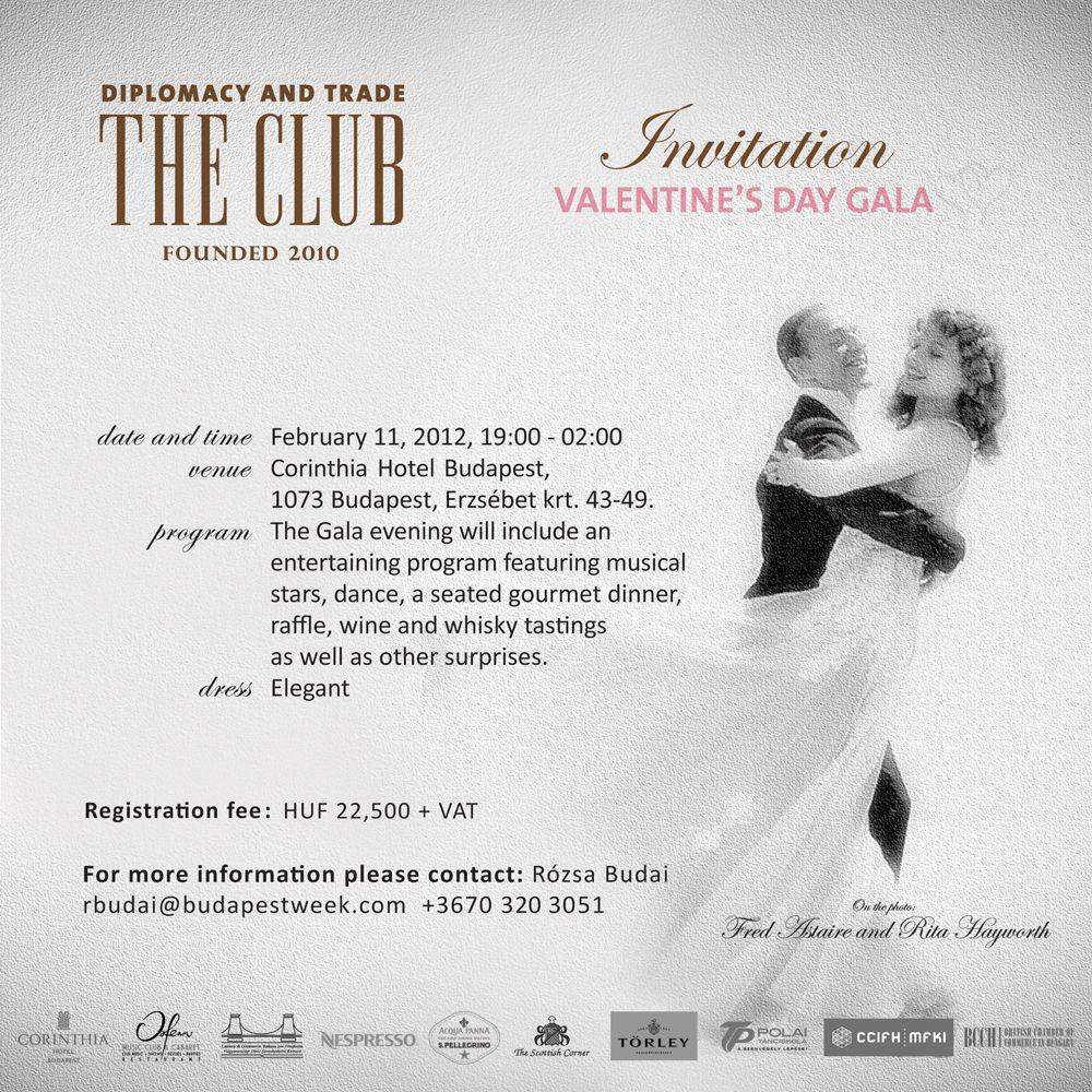Diplomacy & Trade Valentine's Gala, 11 February