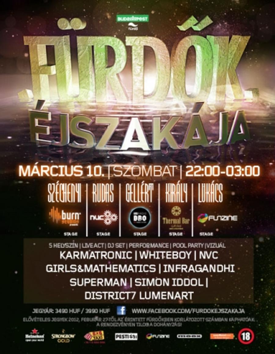 Invitation: 5th Night Of Bath, Budapest, 10th March, 2012