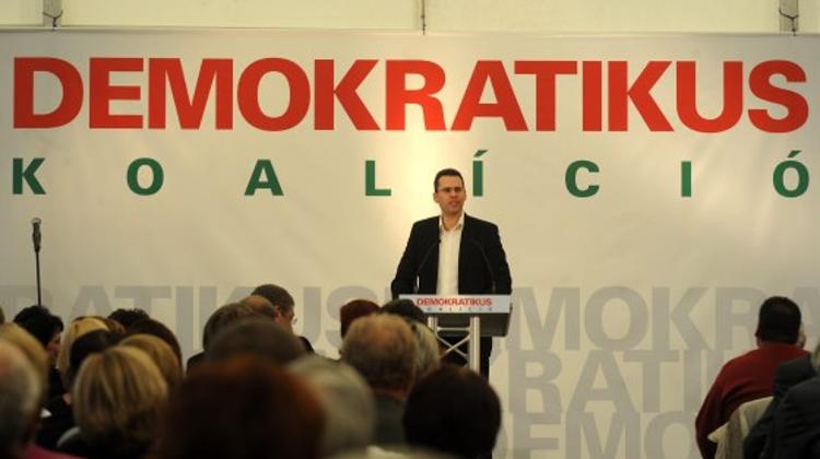 Hungarian Democratic Coalition Uses Disinfectant Against Nazis