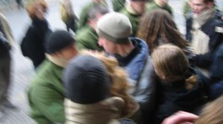 Demonstration For Press Freedom In Budapest