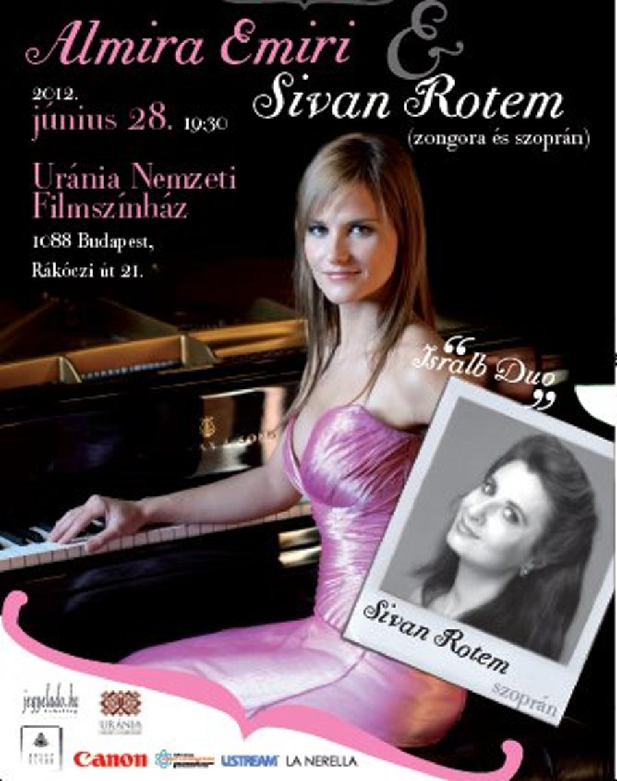 Invitation: 'Almira Emiri & Sivan Rotem', Budapest, 28 June