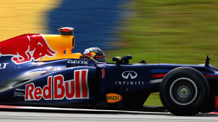 Redbull Racing Showcar Displayed In Westend Shopping Center