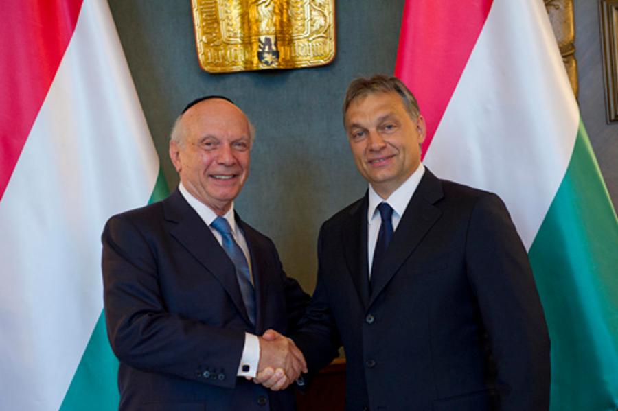 Hungary's PM Viktor Orbán Holds Talks With Senior Rabbi Arthur Schneier