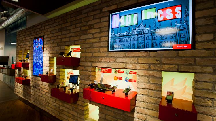 'Day Of The Red Snow Fall', At Vodafone Smart Store In Budapest, 5 July