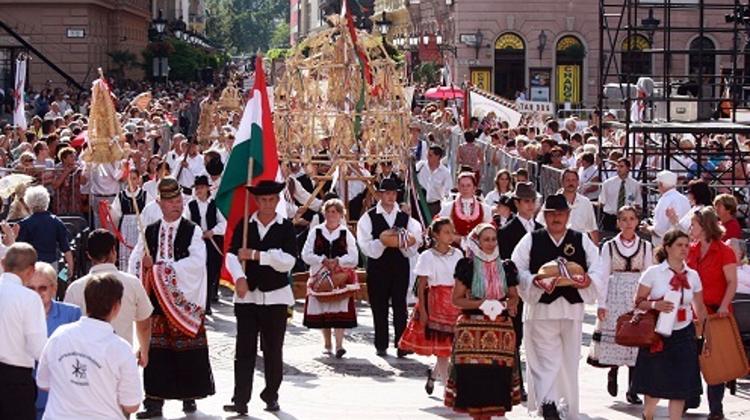 Bread Blessing & Harvest March In Downtown Budapest, 20 August