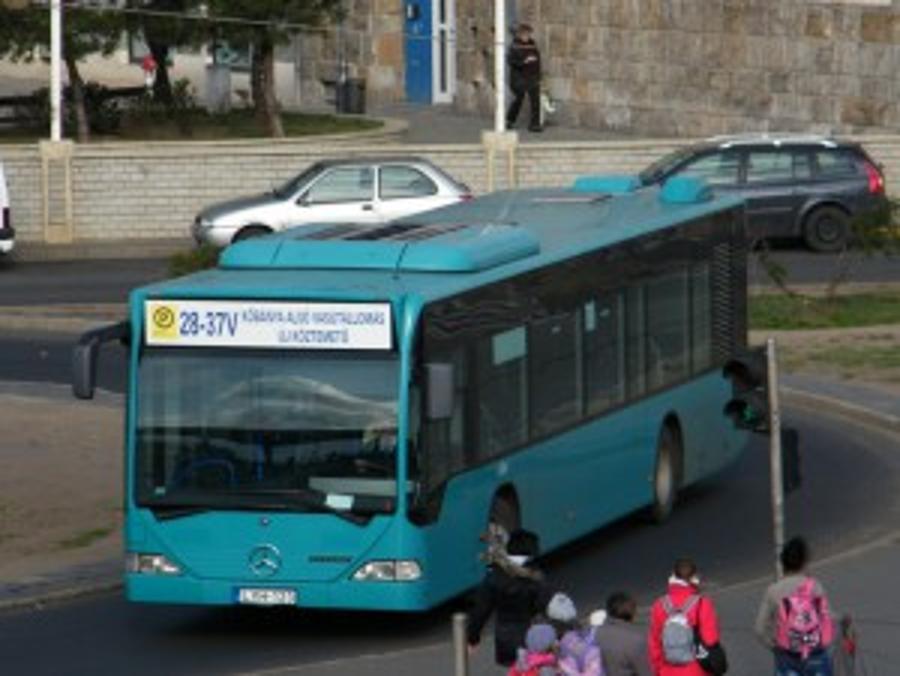 Budapest Transportation Center Paints Dark Blue Buses Light Blue