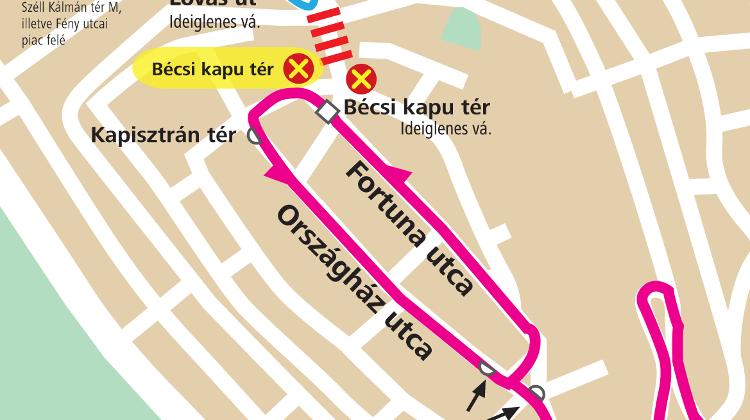 Traffic Restrictions In Budapest Castle Due To Renovations