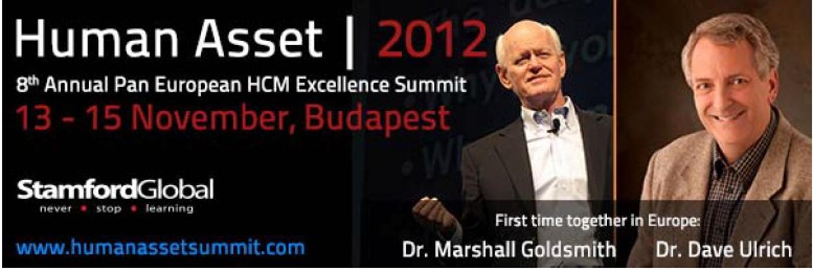 Invitation: 8th Pan European Human Asset Summit, Budapest, 13 - 15 November