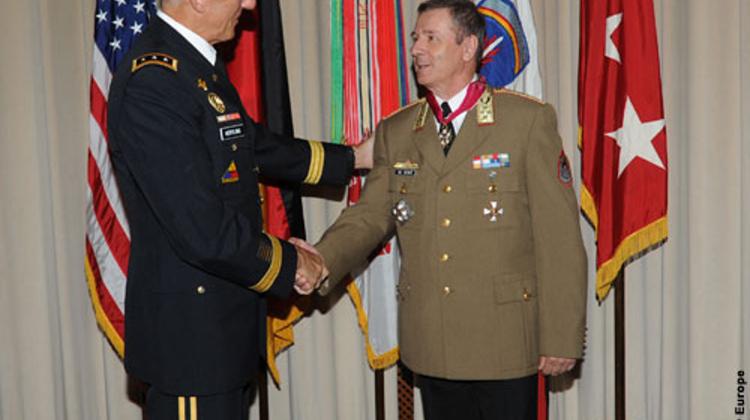 U.S. Army Europe Commander Presents Legion Of Merit Medal To Hungary’s Chief Of Defense