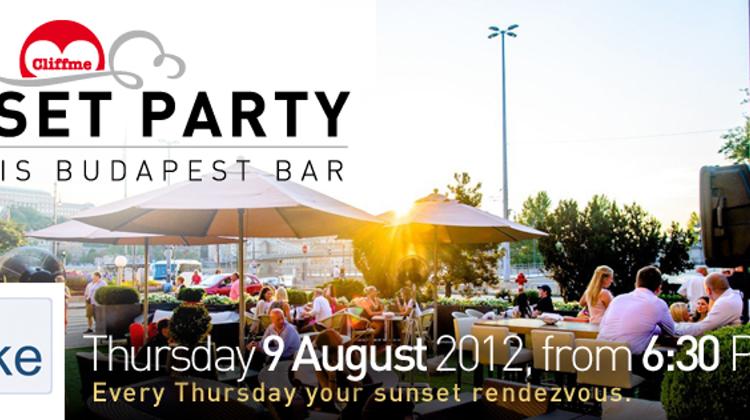 Invitation: Sunset Party At Paris Budapest Bar, Every Thursday