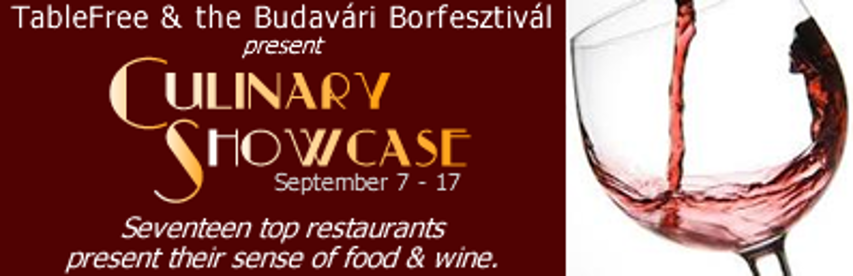 Special Budapest Wine Festival Menus From 7-17 September