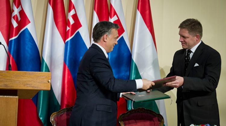 Hungary's PM Meets With Slovakian Prime Minister Robert Fico