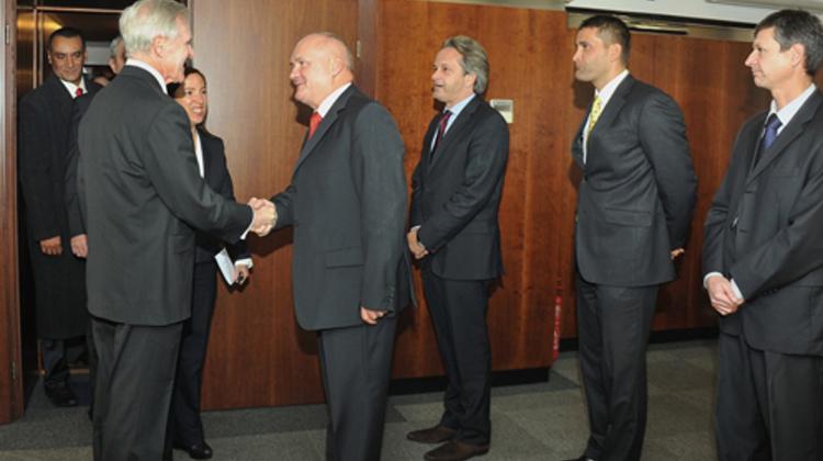 The Secretary Of The Navy Of The United States Of America, Ray Mabus In Hungary