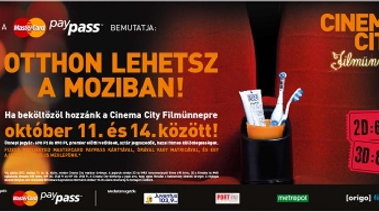 'FilmÜnnep': Special Prices At Cinema City Hungary, 11 - 14 October