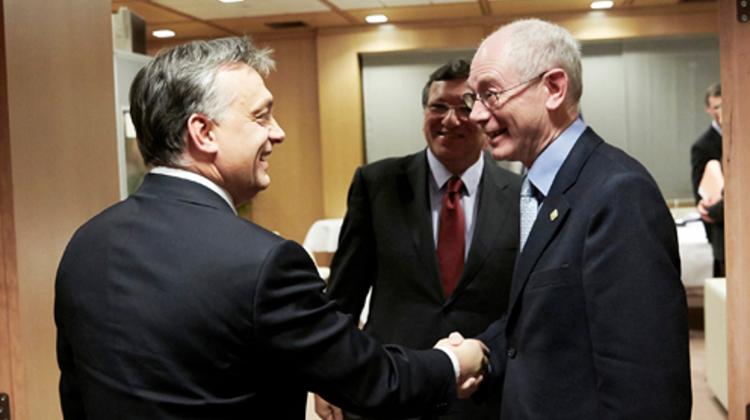 Hungary's PM Orbán Holds Meeting With President Of The European Council