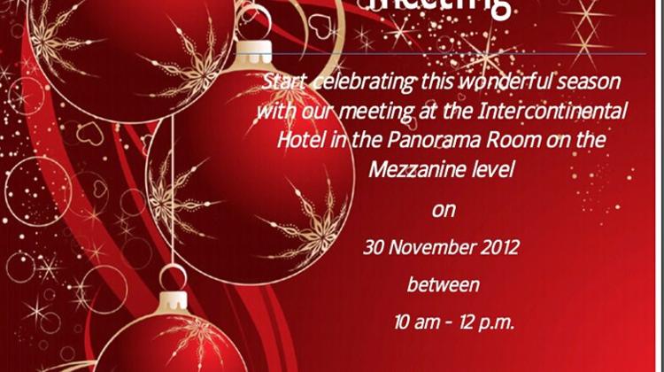 British Women's Association Of Budapest, Pre-Christmas Meeting, 30 Nov.