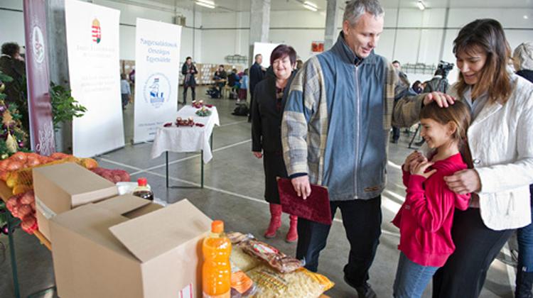 Food Packages Distributed To Families In Need In Hungary