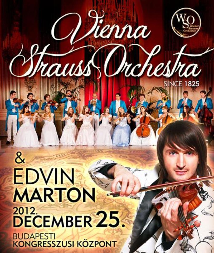 Invitation: Edvin Marton & Vienna Strauss Orchestra, Budapest Congress Centre, 25 December