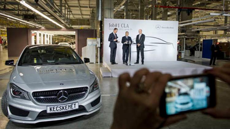 First Mercedes CLA Exits Hungarian Production Line
