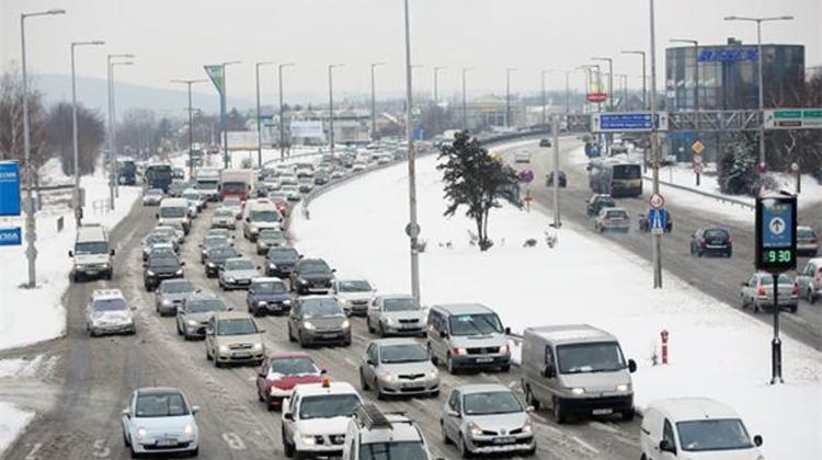 Snow Creates Temporary Chaos In Hungary