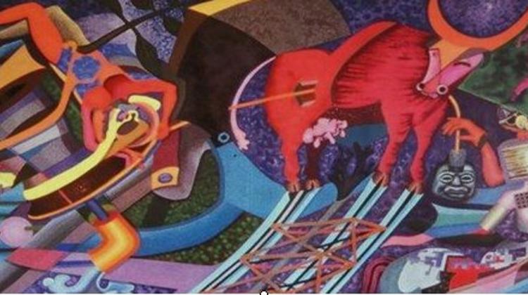 Invitation: Mexican Painter & Muralist Exhibition, Budapest Gallery, 21 February