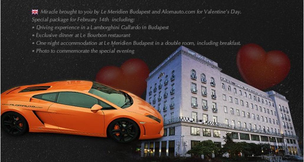 Royal Valentine Day's Celebration In Le Meridien Budapest, 14 February