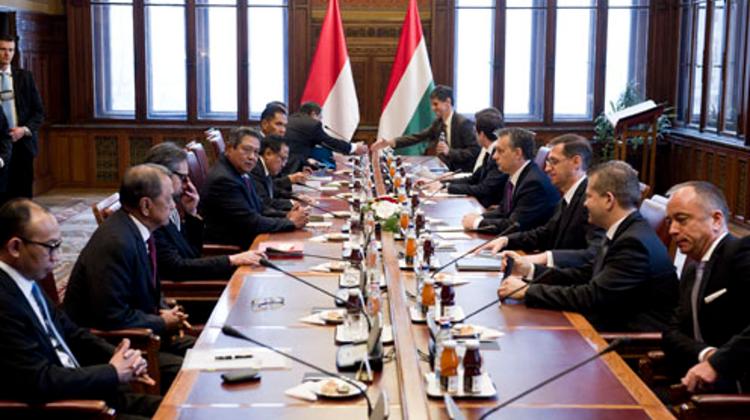 Hungary's Prime Minister Orbán Receives Indonesian President