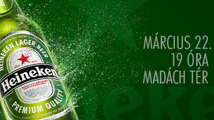 Invitation: Heineken's 140th Birthday Celebration, Budapest, 22 March