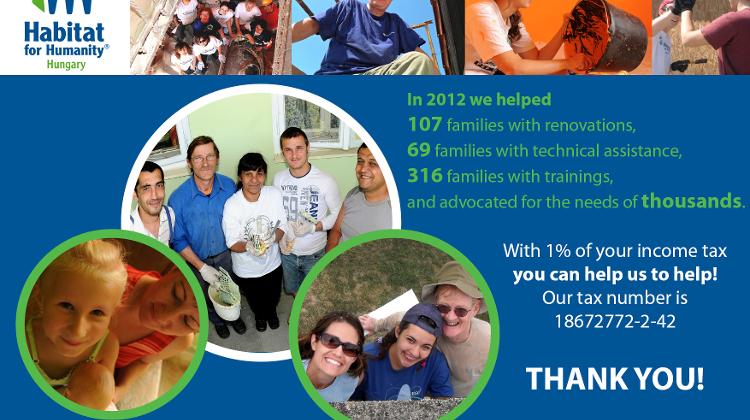 Habitat For Humanity Hungary Requests Your 1%