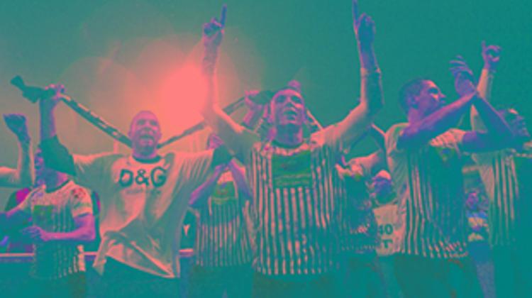 Football Hooligans Attack Police In Hungary