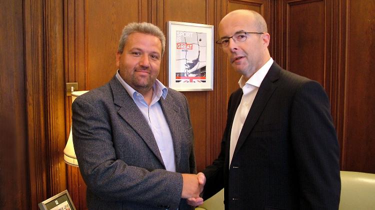 Fundraising Swim Across Balaton By British Ambassador To Hungary