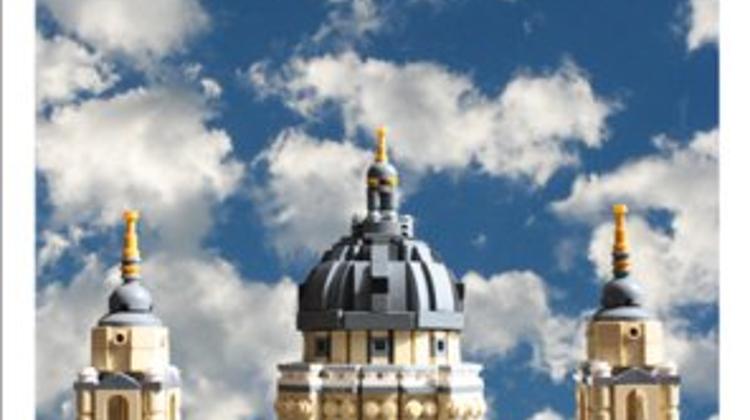 St. Stephen's Basilica In Budapest From Lego Bricks