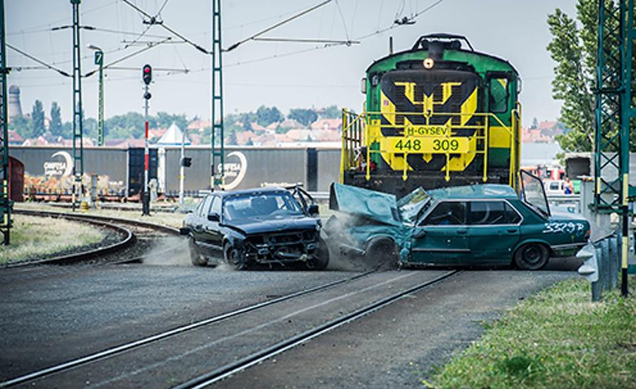 Accident Investigation & Rescue Exercise Organised By Railway Company In Hungary