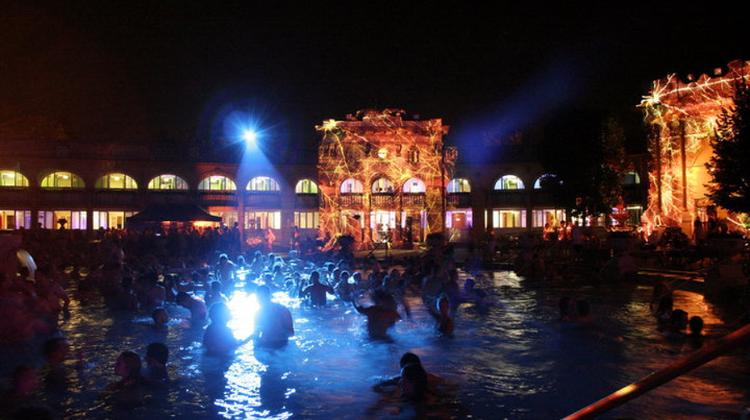 Invitation: Cinetrip Future Disco, Széchenyi Bath Budapest, 3 August