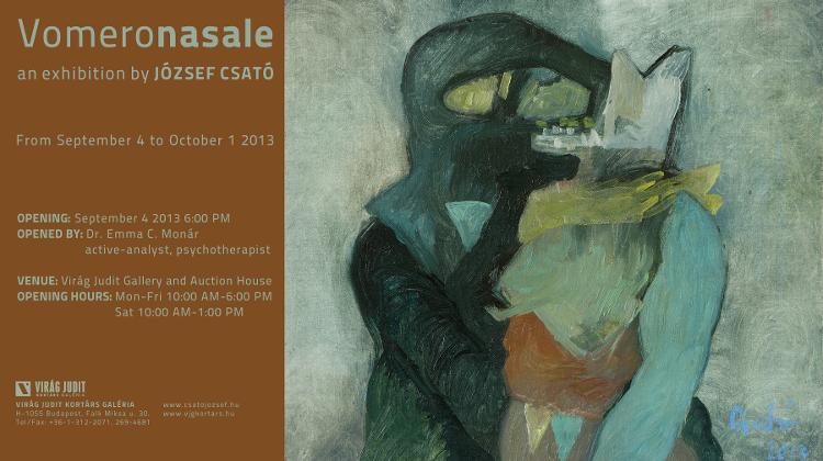 Invitation: József Csató Exhibition Opening, Virág Judit Gallery Budapest