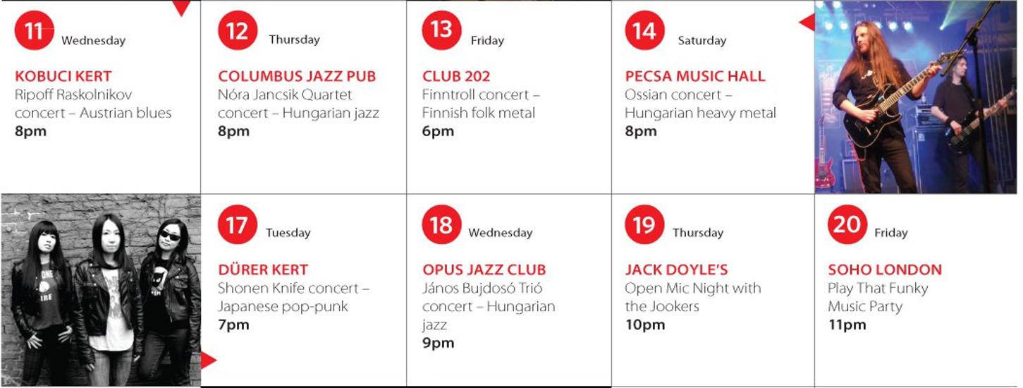 Budapest Nightlife Events In September 2013