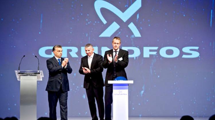 Prime Minister Inaugurates New Grundfos Plant In Székesfehérvár