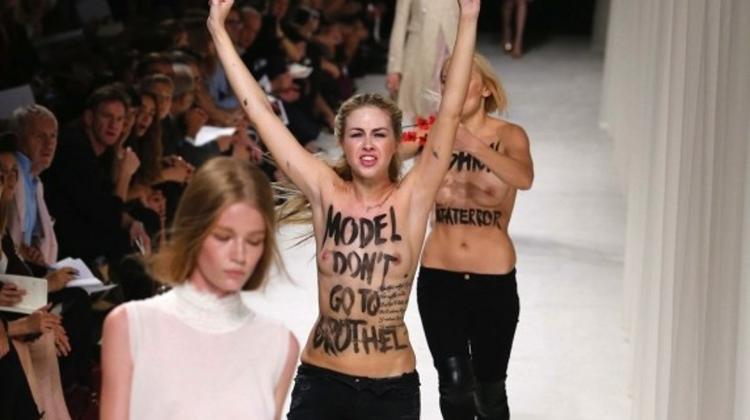 Video: (Nearly) Naked Students Protest In Hungary