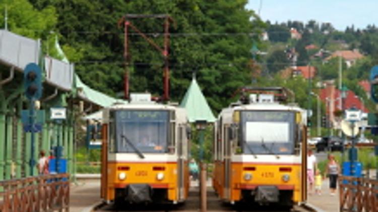 Due To Refurbishment Works, Tram Line 61 In Budapest Runs On A Shortened Route