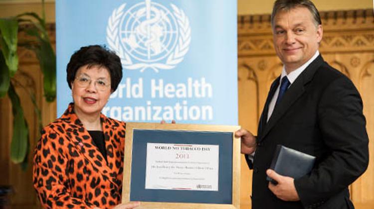 Hungary's PM Receives WHO Award For Anti-Smoking Legislation