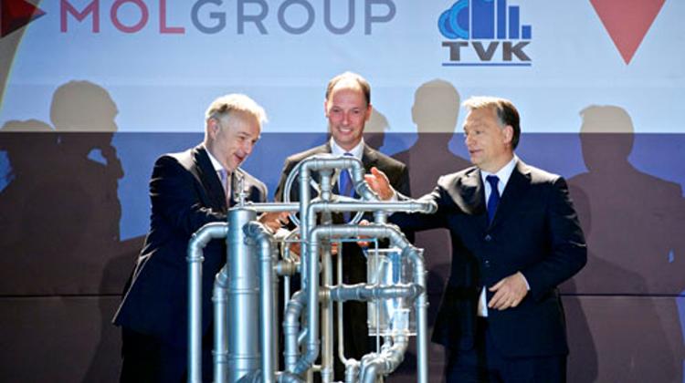 Hungary's PM  Attends Foundation Of New MOL Plant