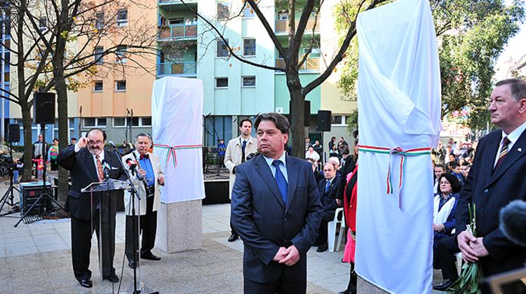 Inauguration Of The Park Of Fiddler Gypsies In Józsefváros, Budapest