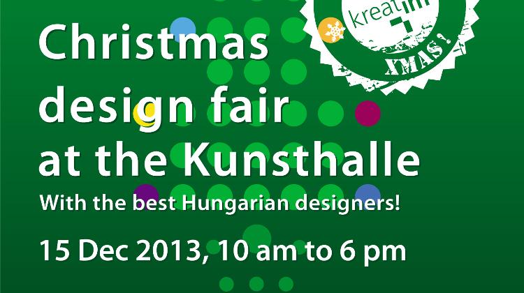 Invitation: Christmas Kreatim Exhibition & Design Fair, Kunsthalle, Budapest