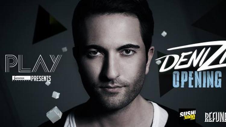 Invitation: Deniz Koyu, Opening 2014, Club Play Budapest, 11 Jan