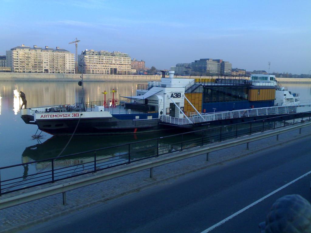 Floating Venue A38 In Budapest Towed Away For Inspection
