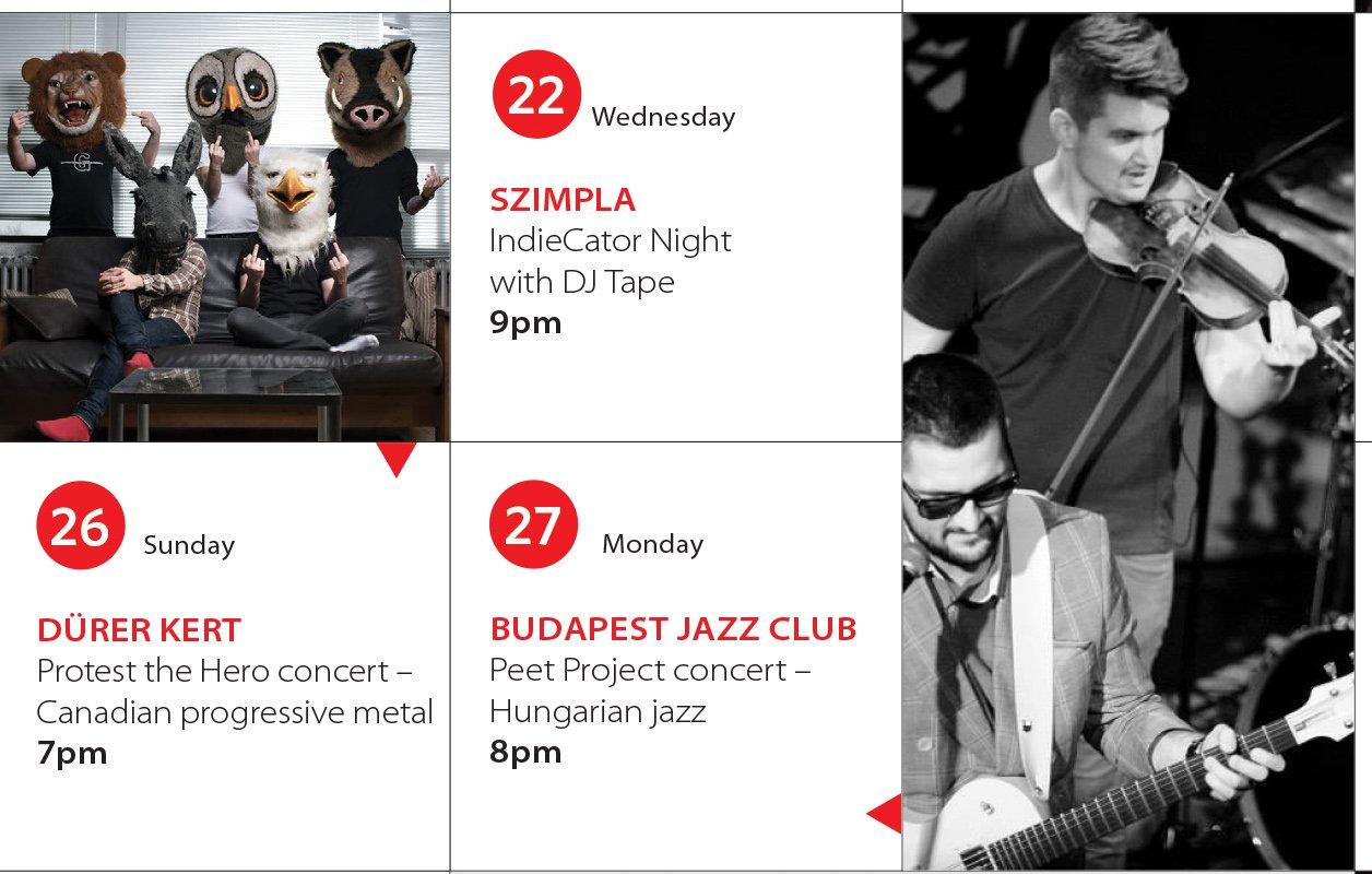 Budapest Nightlife Events, January 2014