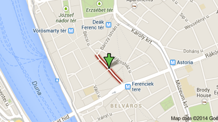 Downtown Square In Budapest Restored